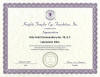 2017 Eye Foundation Certificate of Appreciation